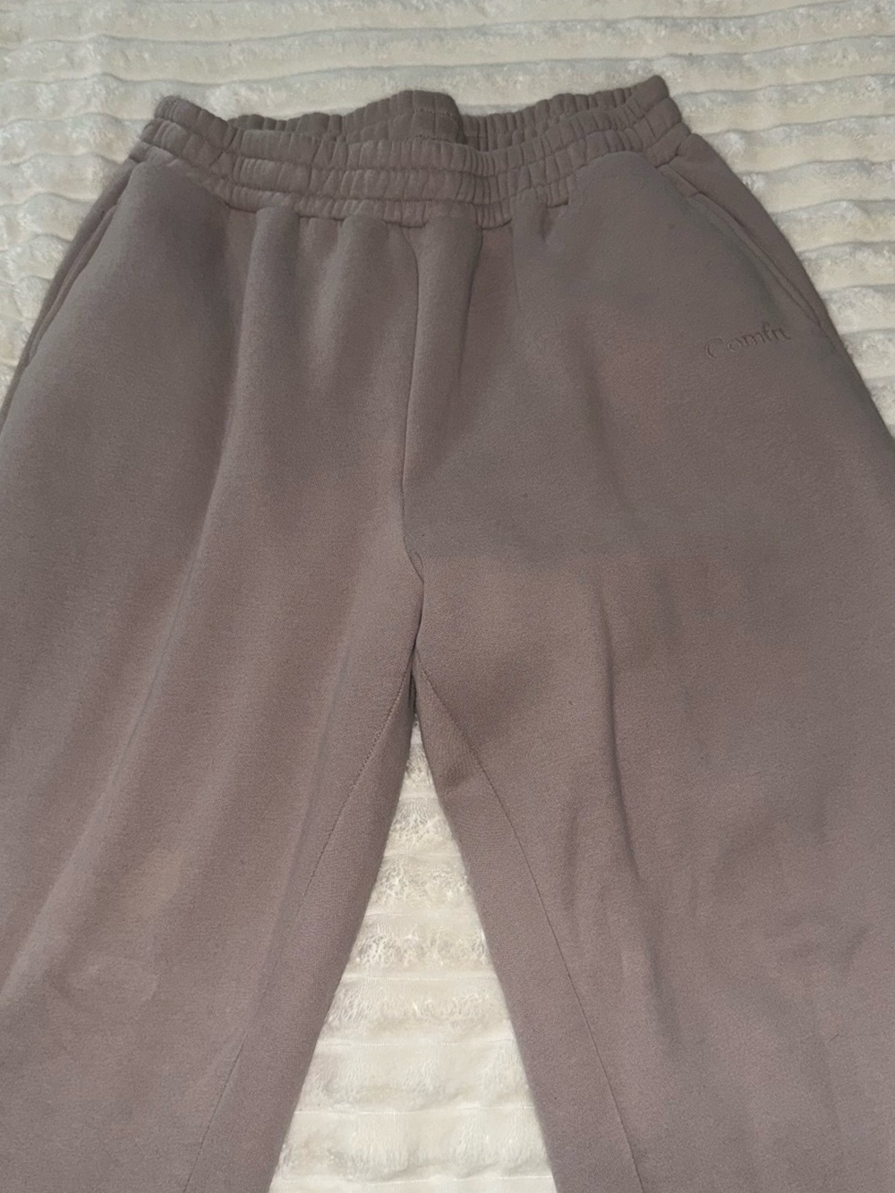 Women’s Cozy Track Joggers - Taupe